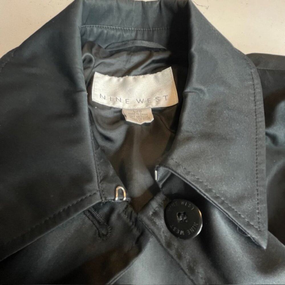 Nine West Softshell Water Resistant Jacket Large Black - Picture 10 of 14